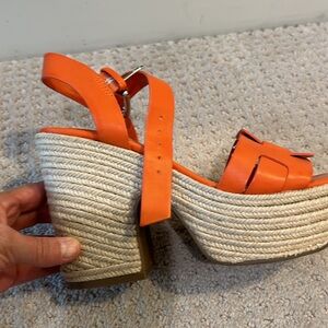 Marc Fisher wedge platform sandles